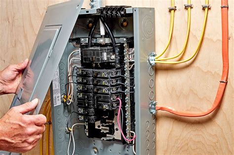 replace electrical box outside|replacing main breaker in panel.